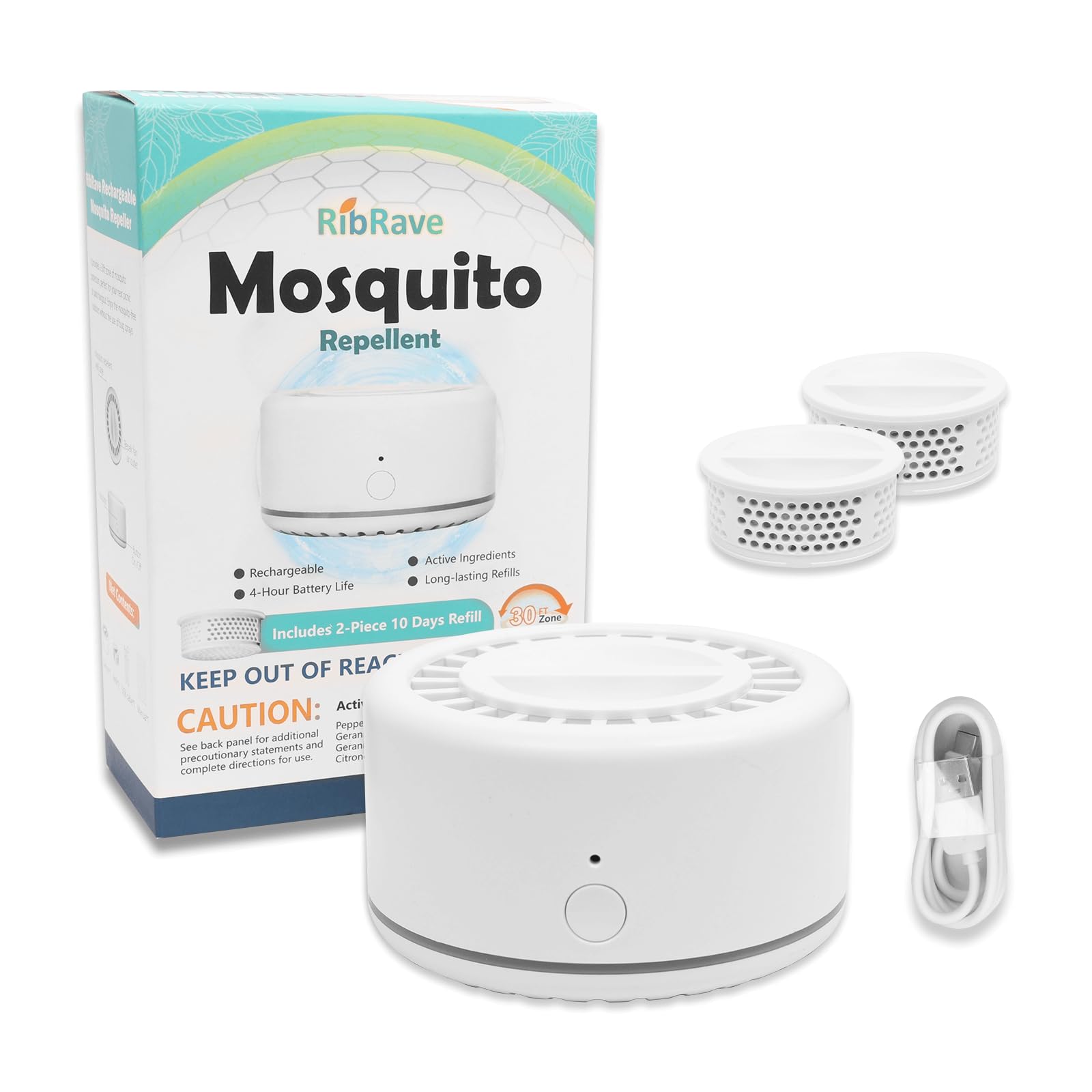 RibRave Electronic Mosquito Repeller Best Outdoor Fan for Mosquitoes