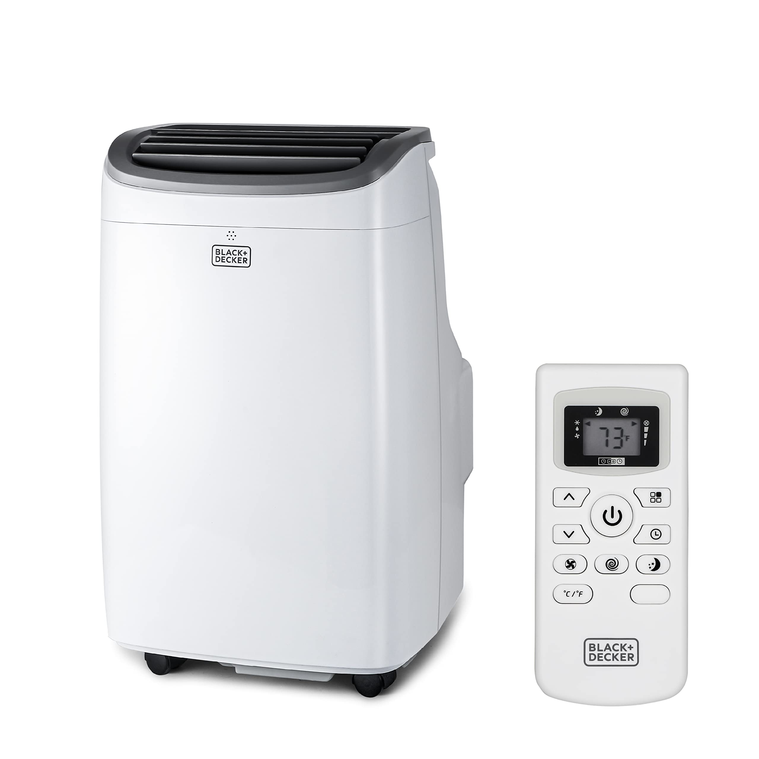 BLACK+DECKER 8,000 BTU Portable Air Conditioner up to 350 Sq. with Remote Control, White best patio air conditioner