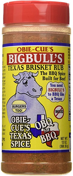 Obie-Cue's Big Bull's Texas Brisket Seasoning - 13oz