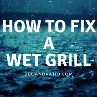 Can your grill get wet outdoors