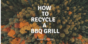 how to recycle a grill outdoors