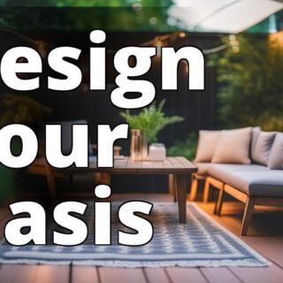 A backyard patio with comfortable outdoor furniture