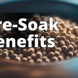 A close-up image of wood pellets in a bowl with water