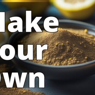 A close-up photo of a bowl filled with freshly made lemon pepper seasoning