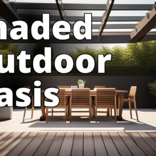 A featured image for this article could be a photo of a backyard that has a pergola installed