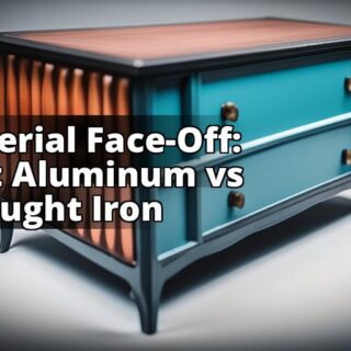 A featured image for this article could be a side-by-side comparison of a piece of furniture made wi