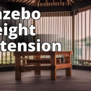 A gazebo with its poles and fabric removed.