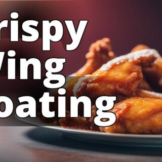 A plate of crispy chicken wings coated in either cornstarch or baking powder.