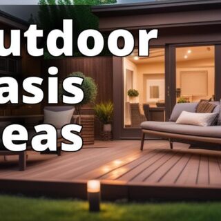 An image of a cozy backyard patio extension with comfortable furniture