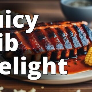 An image of a half rack of ribs with a delicious glaze or rub