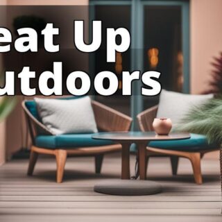 An image of a patio with a comfortable seating arrangement