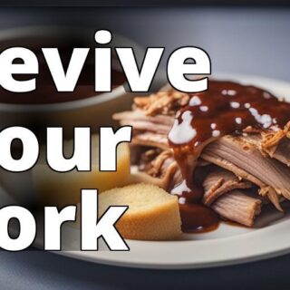 An image of a plate of reheated pulled pork with steam rising from it