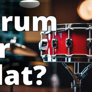 An image showcasing different types of drums and flats.