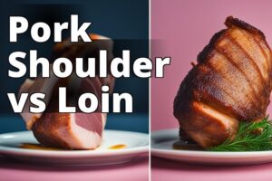 Comparison of Pork Shoulder and Pork Loin: No featured image needed.