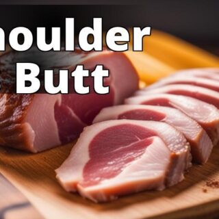 Image of two different cuts of pork (shoulder and butt) side by side