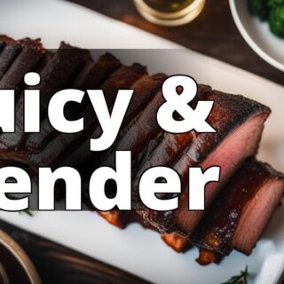 The featured image for this article could be a close-up shot of a beautifully smoked rack of ribs