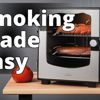 The featured image should contain a high-quality photograph of an electric smoker in action. It shou